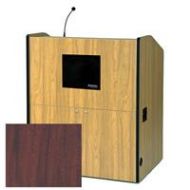 Adorama AmpliVox SS3430 Multimedia Sound Smart Podium with Sound System, Mahogany SS3430-MH