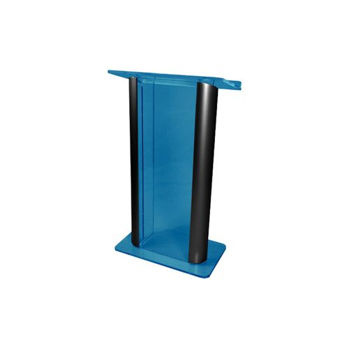  Adorama AmpliVox SN3080 27 Alumacrylic Lectern, Custom Tint with Black Panels SN308031