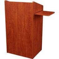 Adorama Oklahoma Sound Aristocrat 600 Floor Non-Sound Lectern, Wild Cherry 600-CH