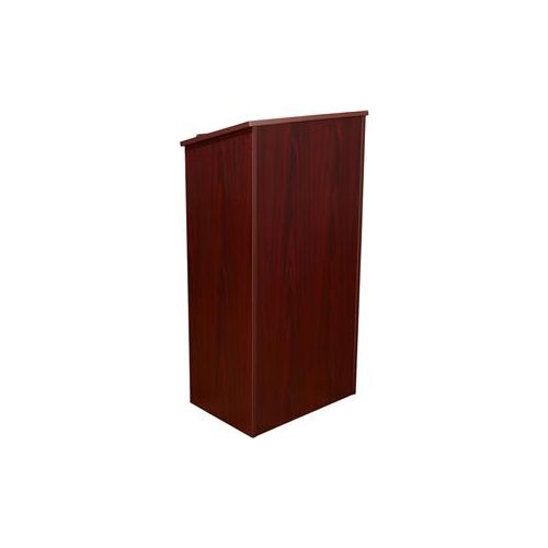  Adorama Oklahoma Sound 20 Series Full Floor Lectern, Mahogany 222-MY