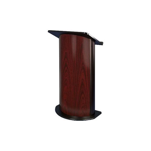  AmpliVox SN3135 Jewel Mahogany Curved Radius Lectern SN3135 - Adorama