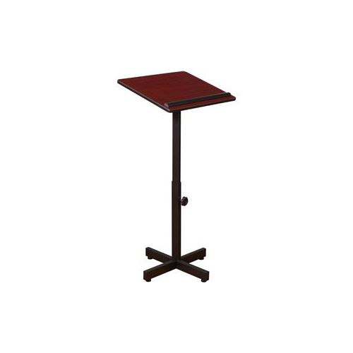  Adorama Oklahoma Sound Portable Presentation 70 Lectern Stand, Mahogany 70-MY