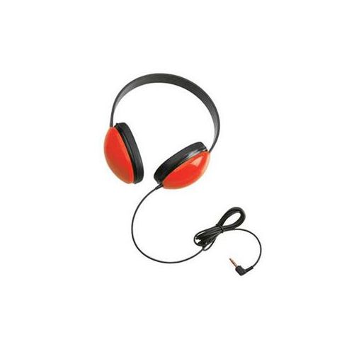  Adorama Califone Listening First 2800 Stereo Headphones, Red 2800-RD
