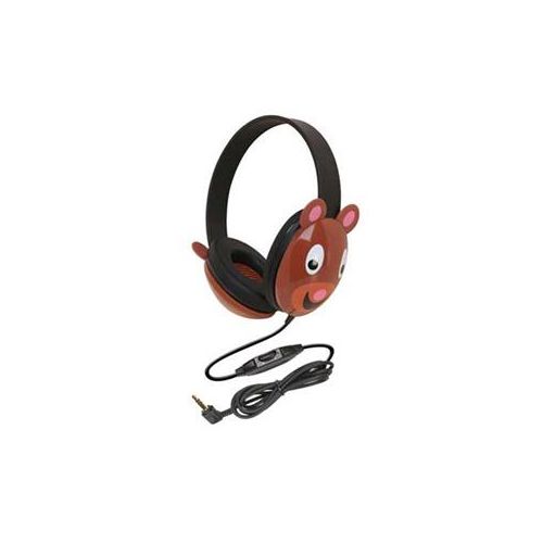  Adorama Califone 2810-BE Bear Motif Stereo Headphone with Adjustable Headband 2810-BE