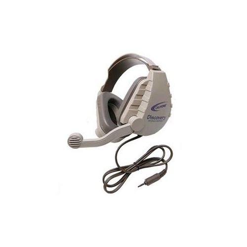  Adorama Califone DS-8V Discovery Headset with Microphone, 6 Cable DS-8V