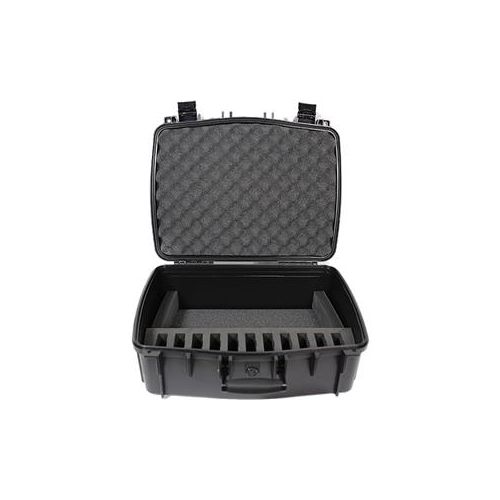  Adorama Williams Sound Water Resistant Carry Case with 11 Slot Foam Insert, Large CCS 056 DW 11