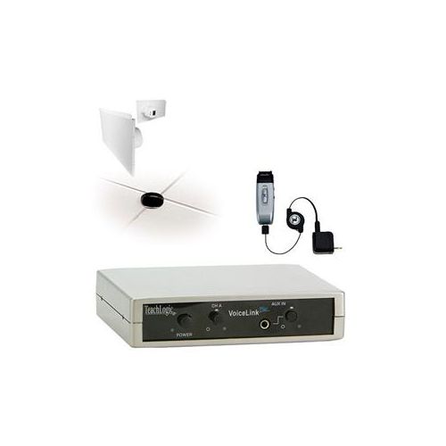  Adorama TeachLogic IRV-3155 System, VoiceLink Plus Rx, IRT-60 Tx, 2x Lay-In Speakers IRV3155LS2
