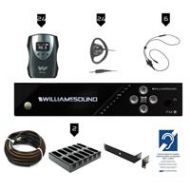 Adorama Williams Sound FM 558-24 Pro D Assistive Listening System, FM T55 D Tx w/ Dante FM 558-24 PRO D