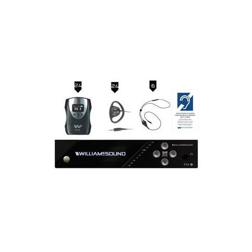  Adorama Williams Sound FM 558-24 Plus Wi-Fi Assistive Listening System, 24x PPA R38N Rx FM 558-24