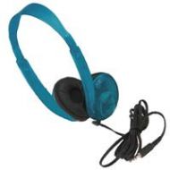 Adorama Califone 3060AVBL Teacher Approved Multimedia Stereo Headphone, Blueberry 3060AV-BL