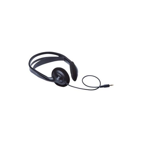  Adorama Listen Technologies LA-402 Universal Stereo Headphones, Dark Gray LA-402