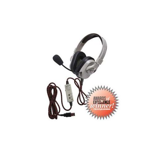  Adorama Califone Titanium Series HPK-1510 Washable Headset with USB HPK-1510