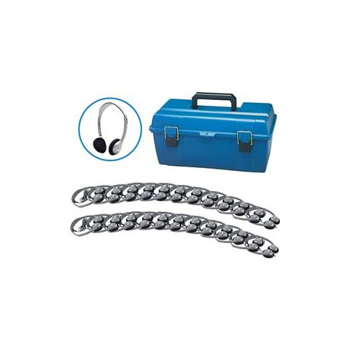  Adorama Hamilton Buhl 24 HA2 Personal Headphones Lab Pack with Carry Case LCP/24/HA2