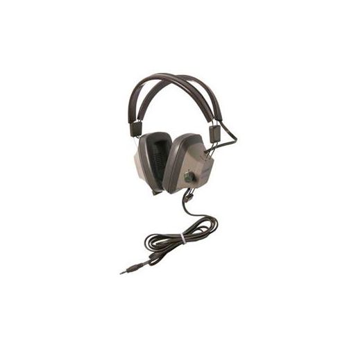  Adorama Califone Explorer Binaural Headphone with Volume Control On Earcup EH-3SV