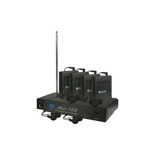  Adorama Nady ALD-800 Versatile VHF Wireless Assistive Listening System, CC: 72.5MHz ALD 800/CC