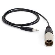 Adorama Williams Sound 3 XLR Male to 3.5mm Stereo Plug Cable for IC-2 Console/DLT 100 WCA 050