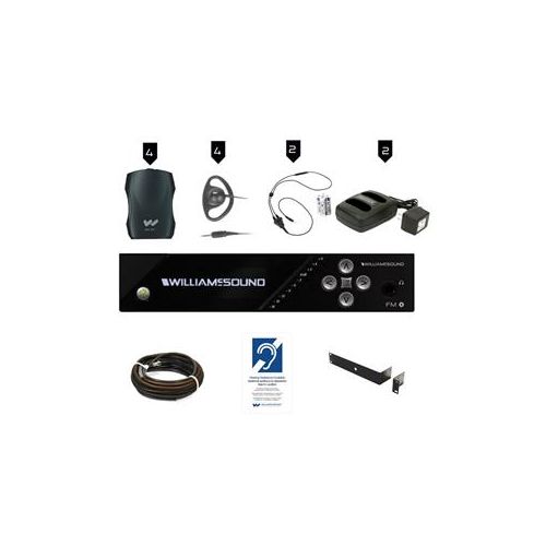  Adorama Williams Sound FM 557 Pro D Plus Large Area Dual FM Assistive Listening System FM 557 PRO D