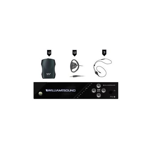  Adorama Williams Sound FM 557 Plus Large Area Dual FM & Wi-Fi Assistive Listening System FM 557-12