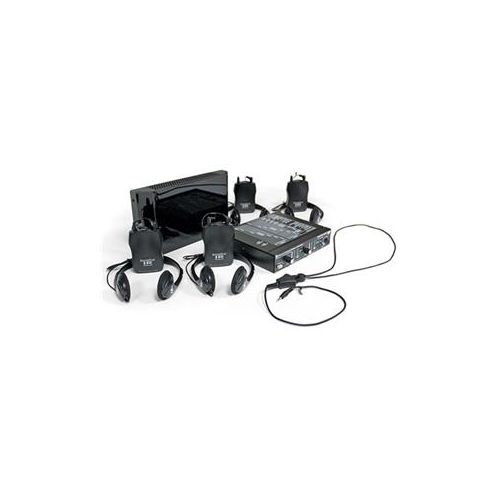  Adorama Williams Sound 2-Ch Infrared Courtroom System with WIR RX22-4 Receivers, Black WIR SYS 1