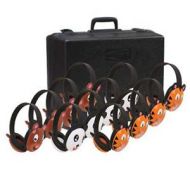 Adorama Califone 2810-12 12-Pack Listening First Wired Headphones 2810-12