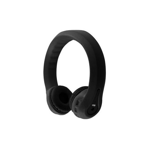  Adorama HamiltonBuhl Flex-Phones FM Wireless Dual-Channel Headphones for Kids, Black FLEXW1BK