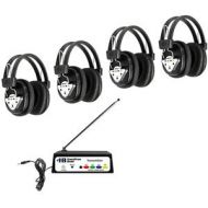 Adorama Hamilton Buhl 4 Station Wireless Listening Center with Headphones & Transmitter W904-MULTI
