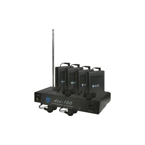  Adorama Nady ALD-800 Versatile VHF Wireless Assistive Listening System, AA: 72.1MHz ALD800/AA