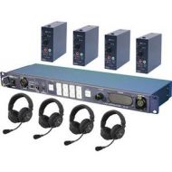 Adorama Datavideo ITC-100 Intercom Base Station, 4 x HP-2A Headsets ITC100HP2K