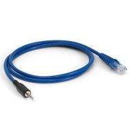 Adorama Williams Sound 3 Ethernet RJ45 Male to 3.5mm Stereo Plug Cable WCA 052