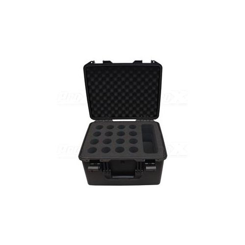  Adorama ProX XM-1216MIC VaultX Watertight Microphone Case, Holds 16 Handheld Units XM-1216MIC