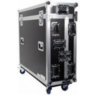 Adorama Deejay LED Fly Drive Case with Wheels for Midas M32 Digital Mixer, Black TBHM32DOGHOUSEW