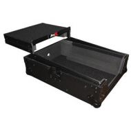 Adorama ProX XS-M12LTBL Gig Ready Flight Road Case, Sliding Laptop Shelf, Black on Black XS-M12LTBL