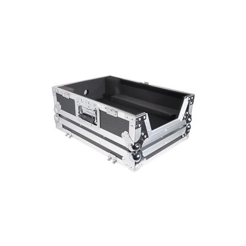  Adorama ProX XS-M12 ATA-300 Style Gig Ready Flight Case, 12 DJ Mixer, Silver on Black XS-M12