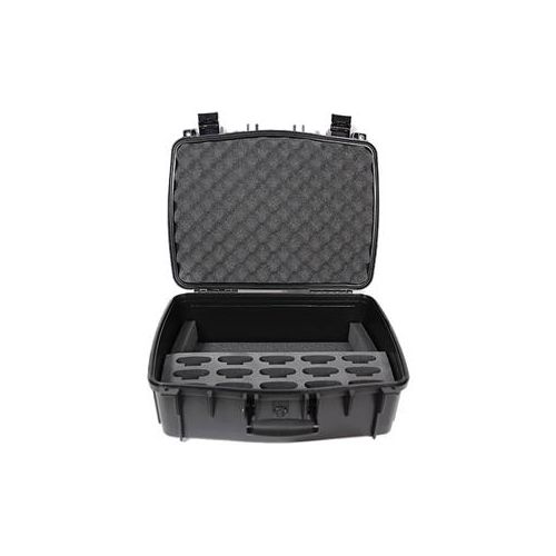  Adorama Williams Sound Water Resistant Carry Case with 15 Slot Foam Insert, Large CCS 056 S