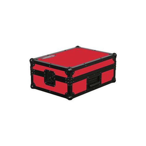  Adorama Odysseyy FR12MIXBKBLUE 12 Flight Ready DJ Mixer Case, Black/Red FR12MIXBKRED