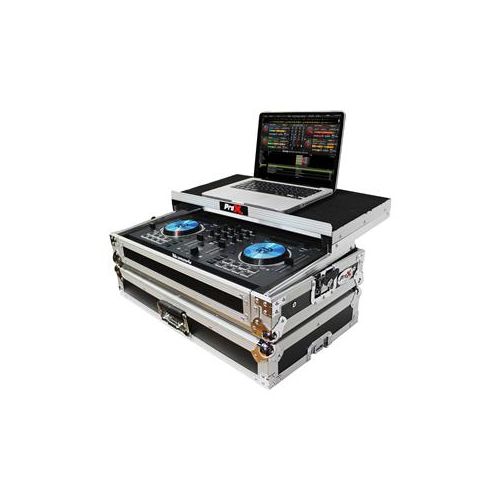  Adorama ProX X-MXTPRO3LT Road Case, Mixtrack 3/Pro 3/Platinum Controller, Silver/Black X-MXTPRO3LT