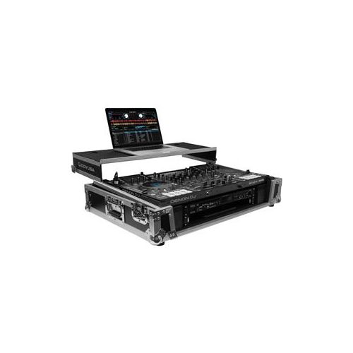  Adorama Odyssey Innovative Designs Flight Zone Denon MCX8000 DJ Controller Case, Silver FZGSMCX8000W2