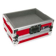 Adorama Odysseyy FTTX Flight-Style Case f/Technics 1200 Style Turntable, Red FTTXRED