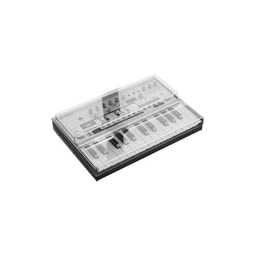  Adorama Decksaver Cover for Roland K-25M Boutique Synthesizer, Smoked Clear DS-PC-K25M