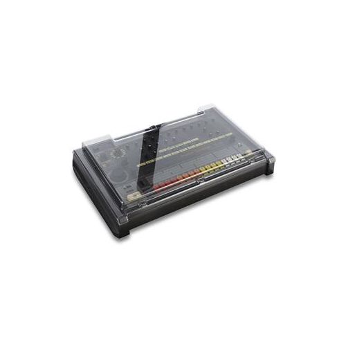  Adorama Decksaver Cover for Roland TR-808 Drum Machine, Smoked/Clear DS-PC-TR808