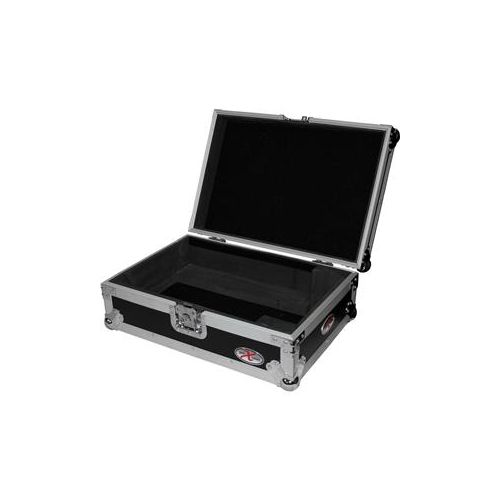  Adorama ProX XS-CD ATA Flight Hard Case for Large Format CD/Media Player, Silver/Black XS-CD