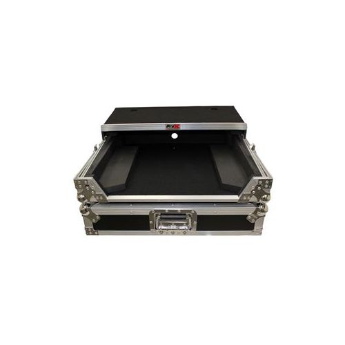  Adorama ProX XS-DJ505LT Case with Laptop Shelf for Roland DJ505 Controller, Silver/Black XS-DJ505LT