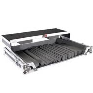 Adorama ProX XS-UXXLT Case for Medium to Large DJ Controllers, Large, Silver/Black XS-UXXLT