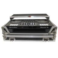 Adorama ProX XS-DDJ1000W Case with Laptop Shelf for DDJ1000 Controller, Black/Silver XS-DDJ1000WLT