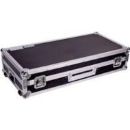 Adorama Deejay LED DJ Coffin Case for 2TT Plus One Rane Sixty-One Serato with Wheels TBH2TTRN61WBATT