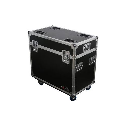  Adorama Odysseyy Flight Zone Moving Head Transport Case f/Large 250 Lights w/Wheels FZMH250X2W