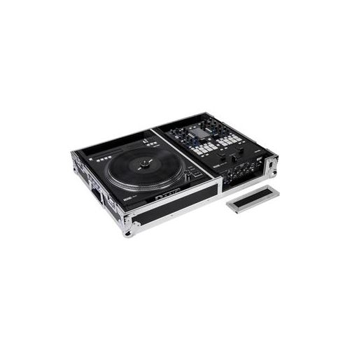  Adorama Odyssey Innovative Designs Flight Zone DJ Battle Coffin, Silver & Black FZ1RA1272W