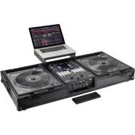 Adorama Odyssey Innovative Designs Black Label Low Profile Glide Style Series DJ Coffin FZGSRANE1272WBL