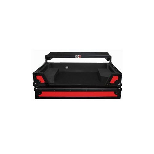  Adorama ProX XS-DDJSX Case with Laptop Shelf for DDJ-SX3/SX2/RX Controller, Black/Red XS-DDJSXWLTRB