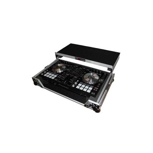  Adorama ProX XS-DDJRRLT Case with Laptop Shelf for DDJ-RR & SR2 Controller, Black/Silver XS-DDJRRLT